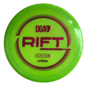 DGA Rift Disc Golf Disc Lime-green