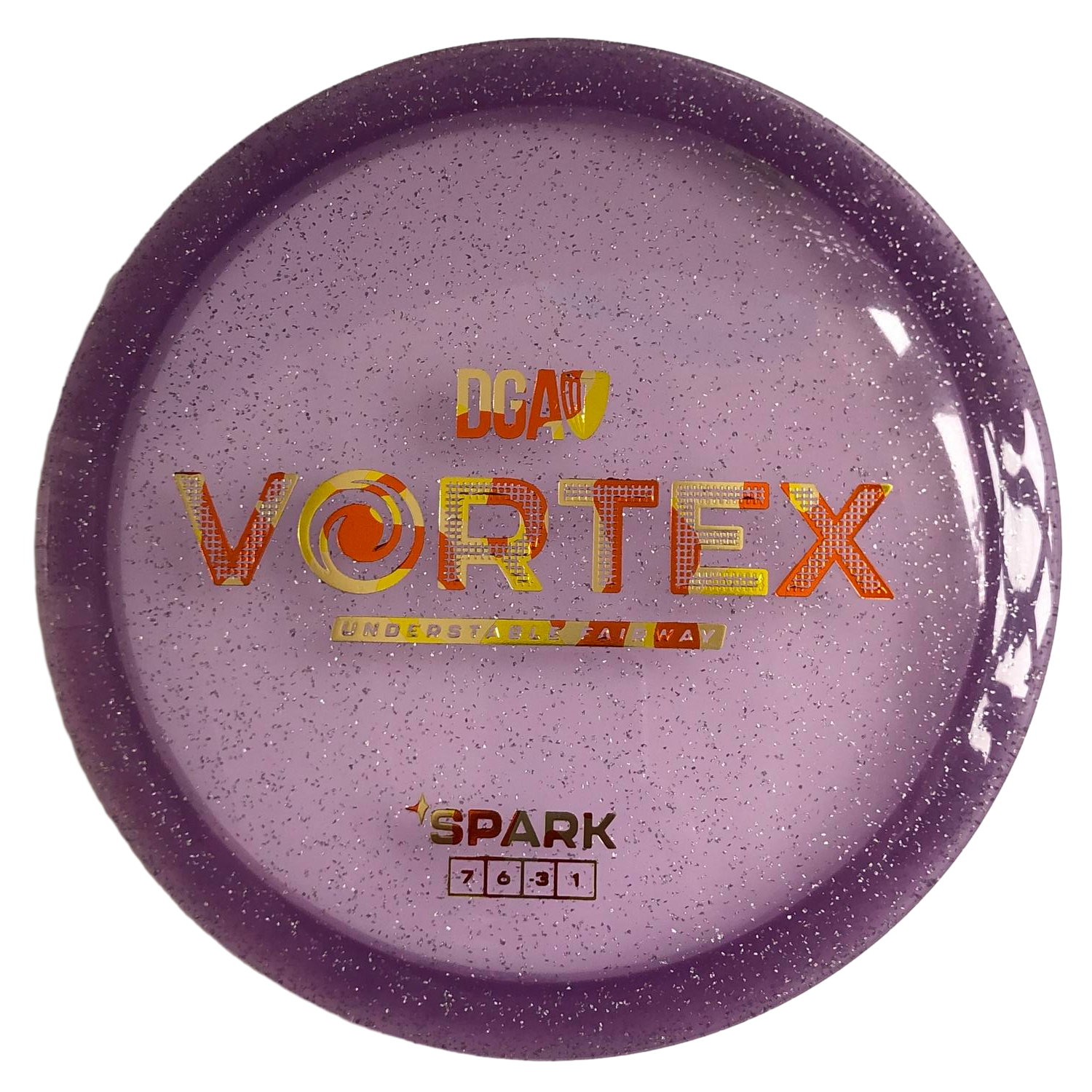 DGA Vortex Disc Golf Disc Purple