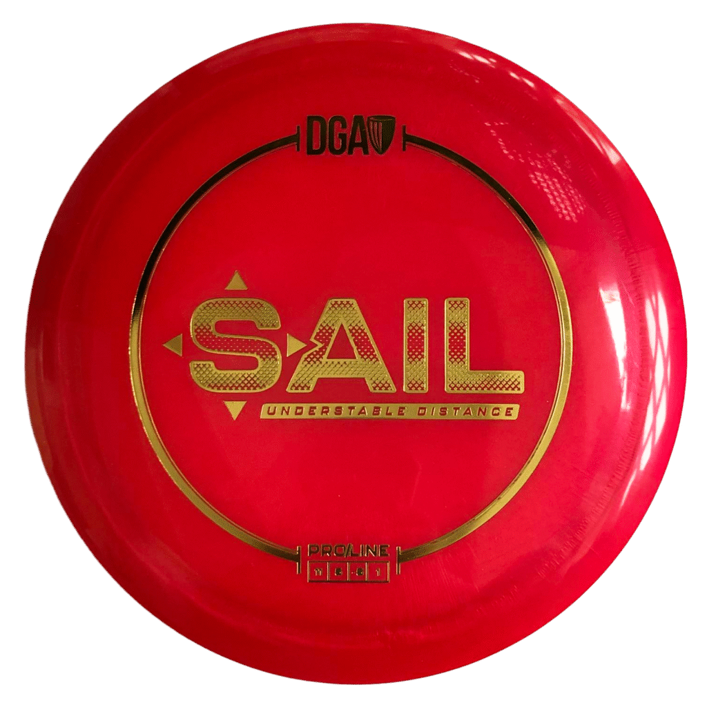 DGA ProLine Sail Disc Golf Driver Red