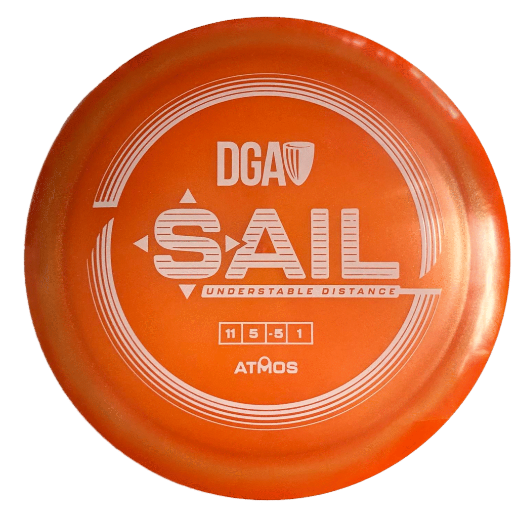 DGA Atmos Sail Disc Golf Driver Orange
