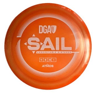 DGA Atmos Sail Disc Golf Driver Orange