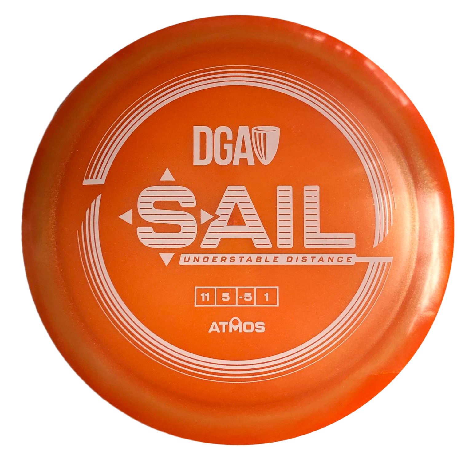 DGA Atmos Sail Disc Golf Driver Orange