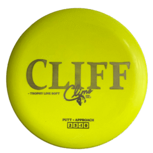 Climo Trophy Line Soft Cliff - Disc Golf Putter Yellow