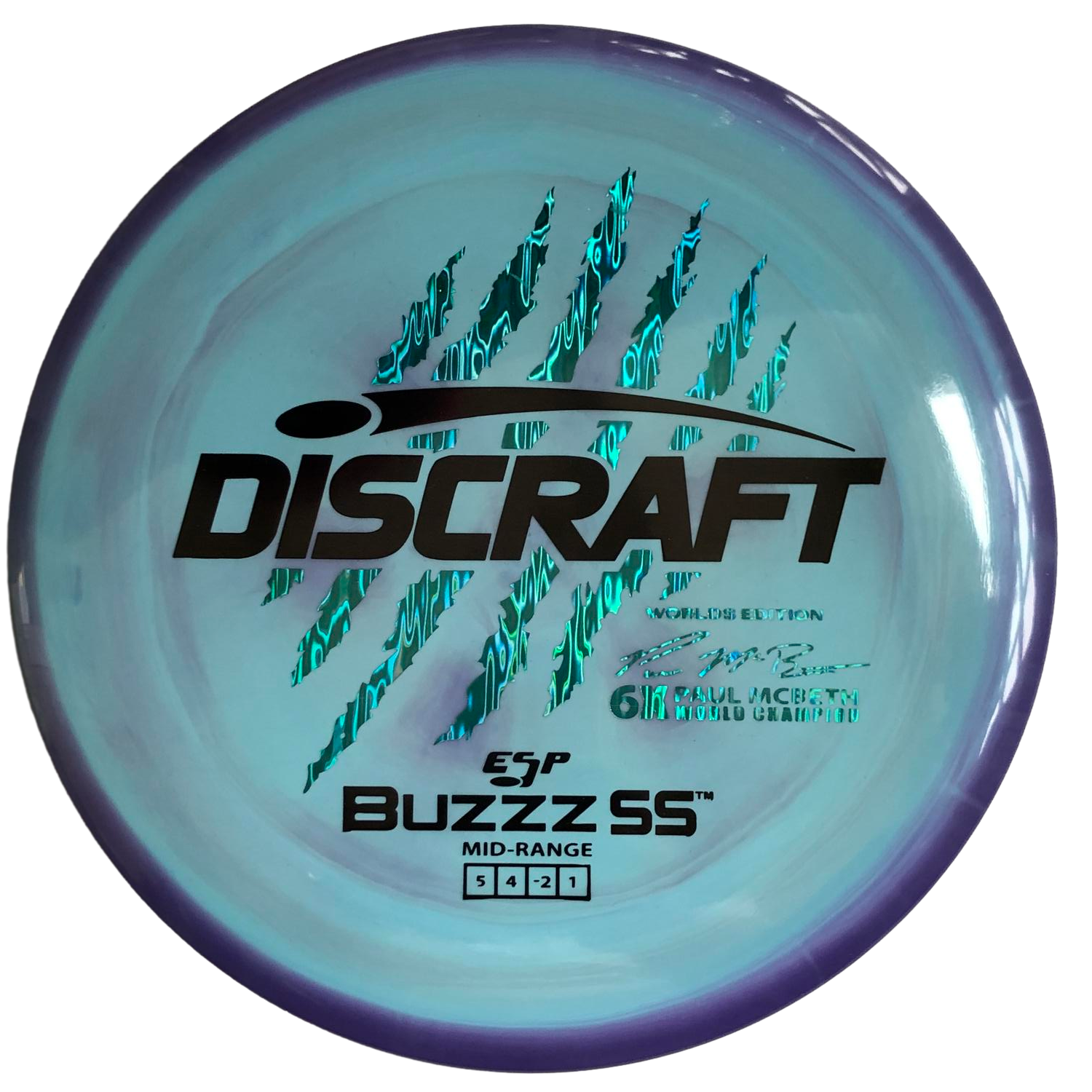 Swirl ESP Buzzz SS - Paul McBeth 6x-Claw - 2026 Worlds Edition Blue