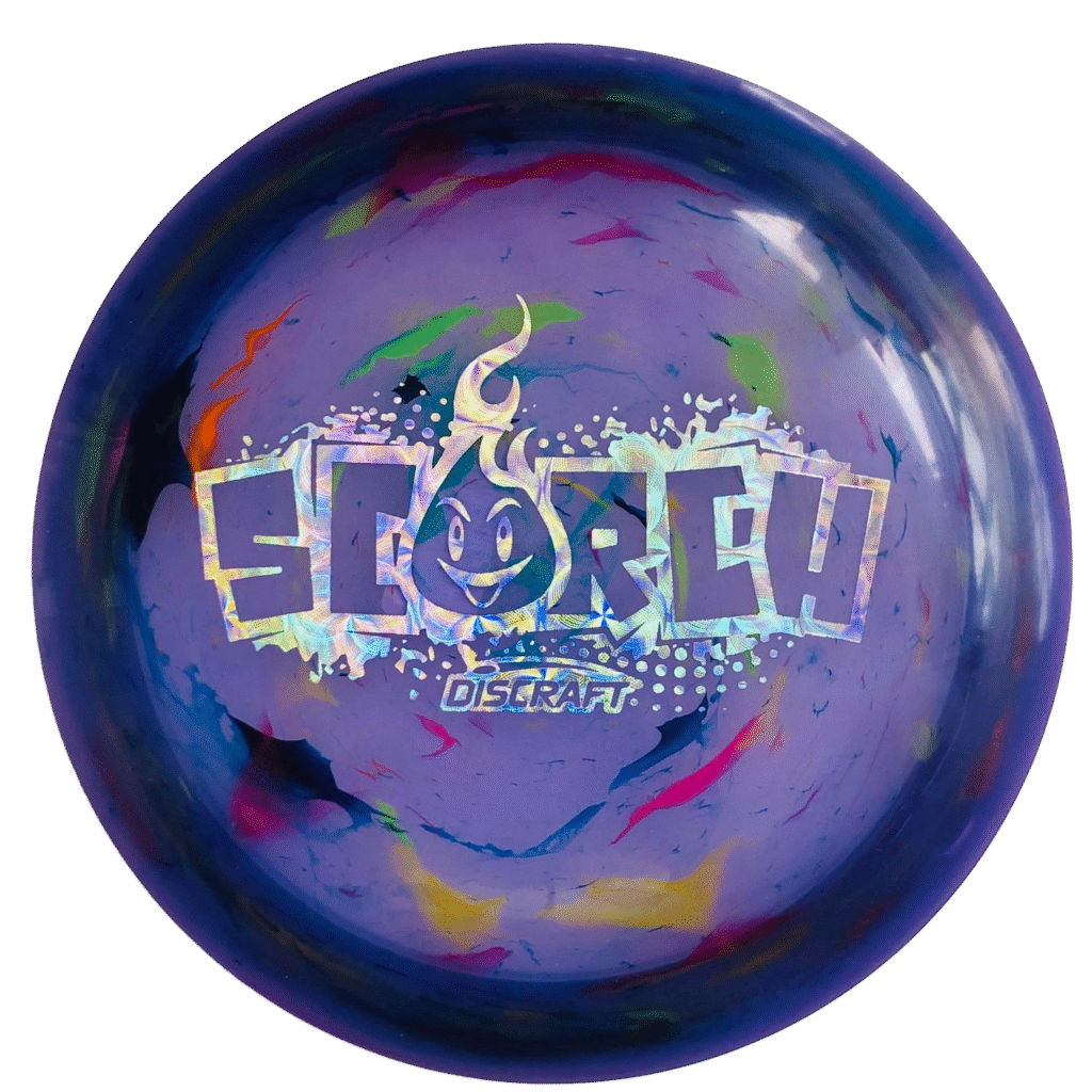 Discraft Jawbreaker Lightweight Scorch - Kids Disc - Disc Golf Driver Purple
