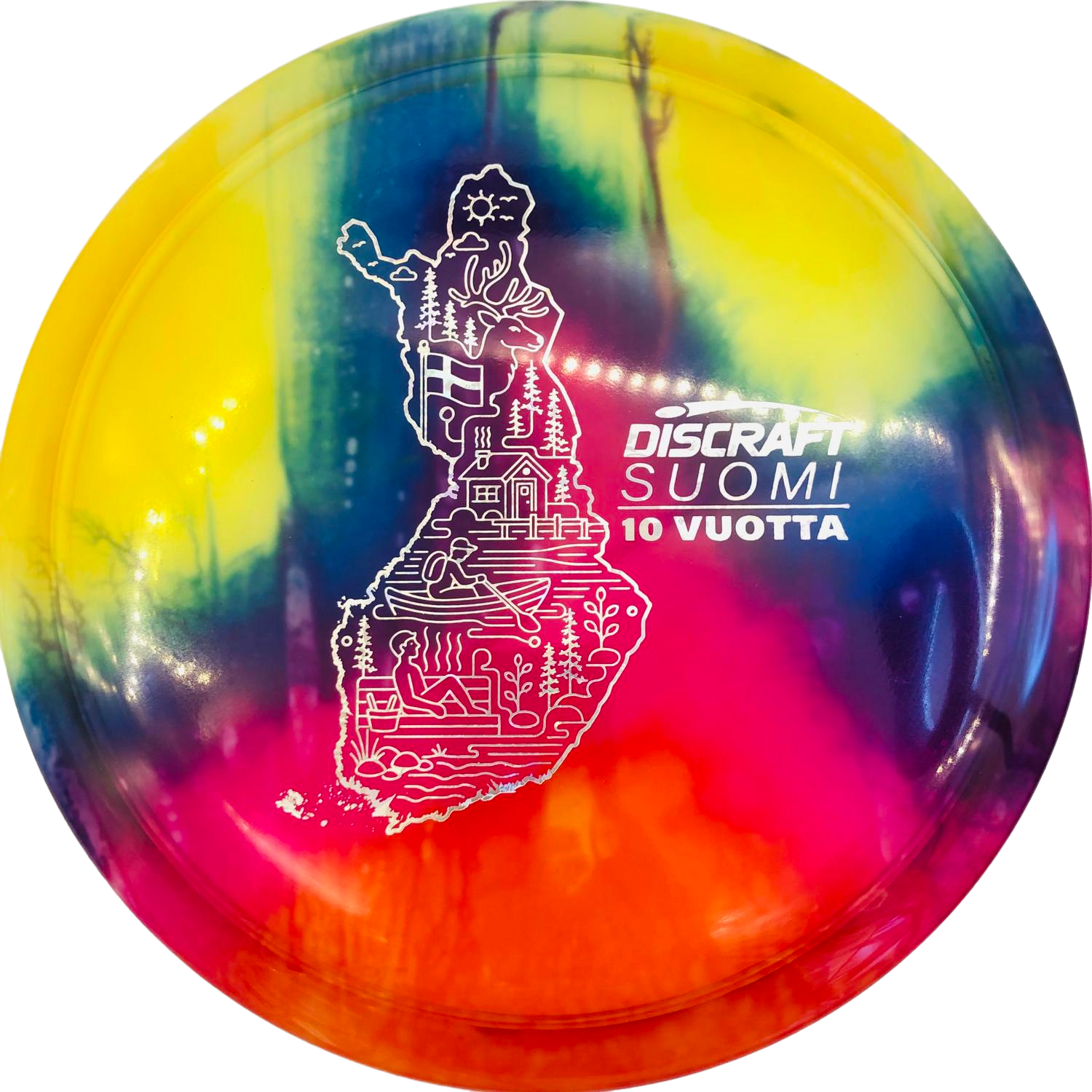 Discraft Z Fly Dyed Buzzz - Discraft Suomi 10 Vuotta Limited Edition multicolor