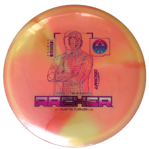 Titanium Big Z Swirl Archer - Austin Turner 2026 Tour Series V2 Orange-pink