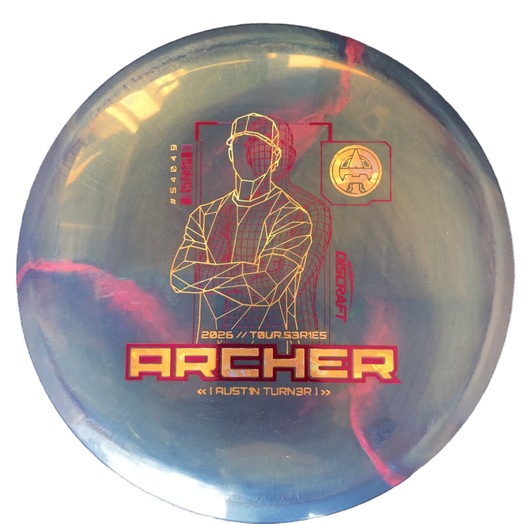 Titanium Big Z Swirl Archer - Austin Turner 2026 Tour Series V2 Blue