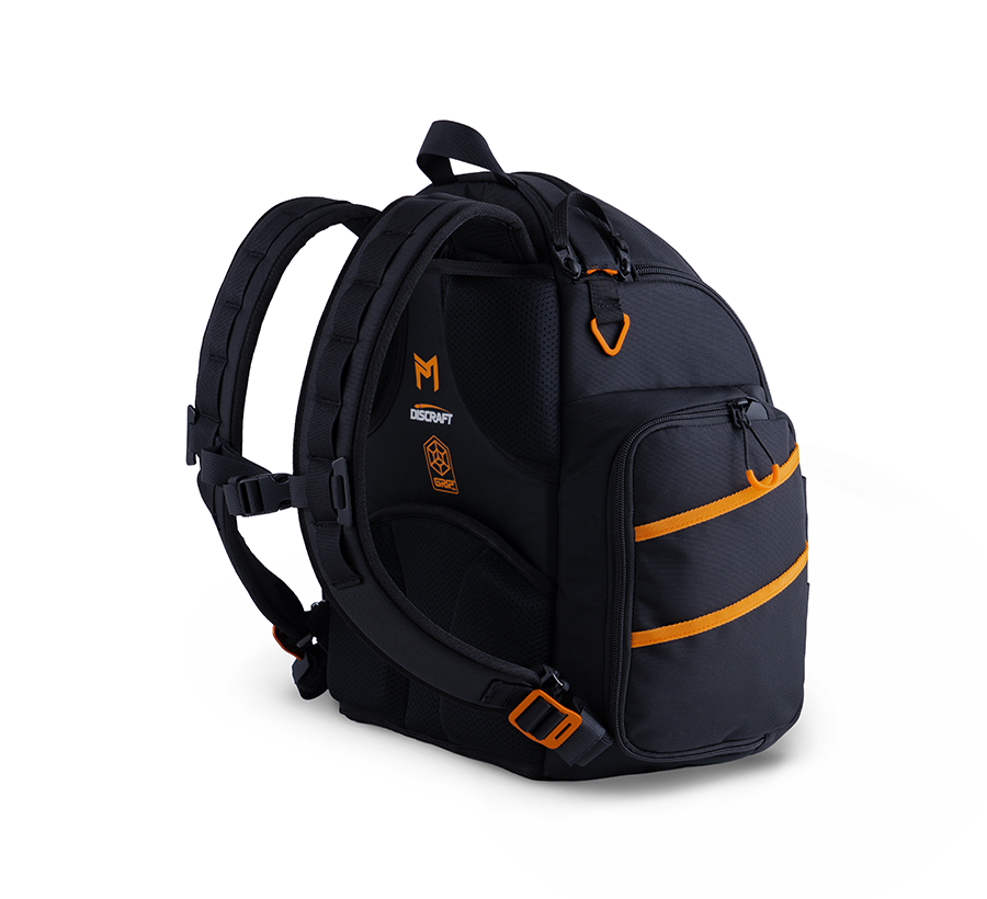 GRIPeq x Paul McBeth Disc Golf Bag | MB-G3 (black with purple/orange) - Reserve yours now! - Image 3