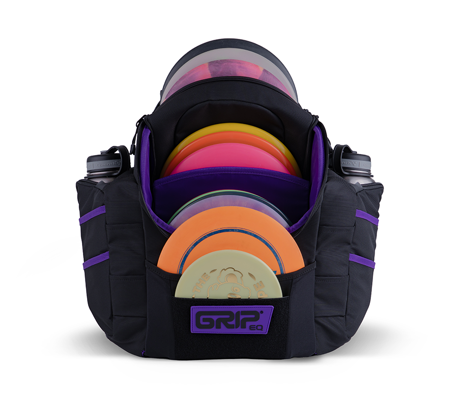 GRIPeq x Paul McBeth Disc Golf Bag | MB-G3 (black with purple/orange) - Reserve yours now! - Image 4