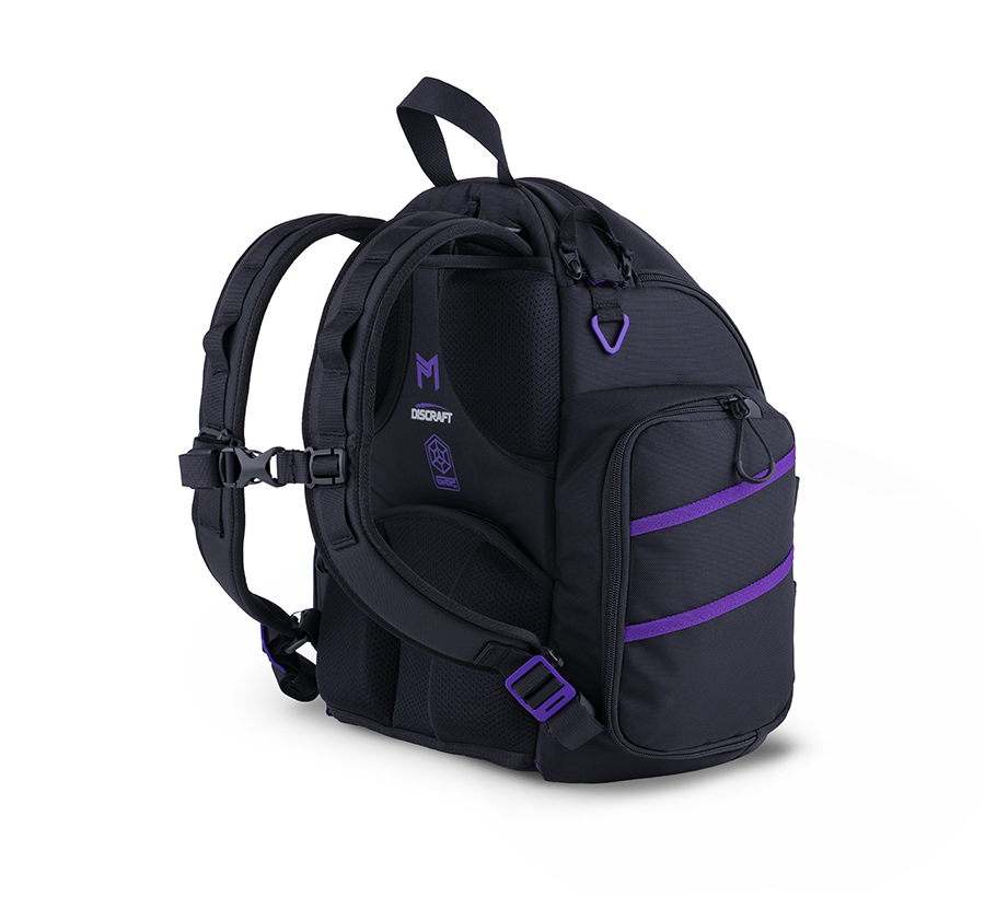 GRIPeq x Paul McBeth Disc Golf Bag | MB-G3 (black with purple/orange) - Reserve yours now! - Image 5
