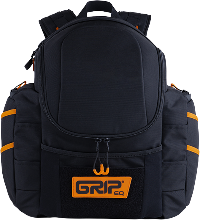 GRIPeq x Paul McBeth Disc Golf Bag | MB-G3 (black with purple/orange) - Reserve yours now!