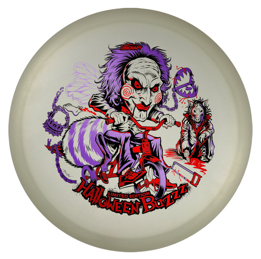 Discraft 3-Foil MEGA GLO Halloween Buzzz - 2026 Halloween, midrange