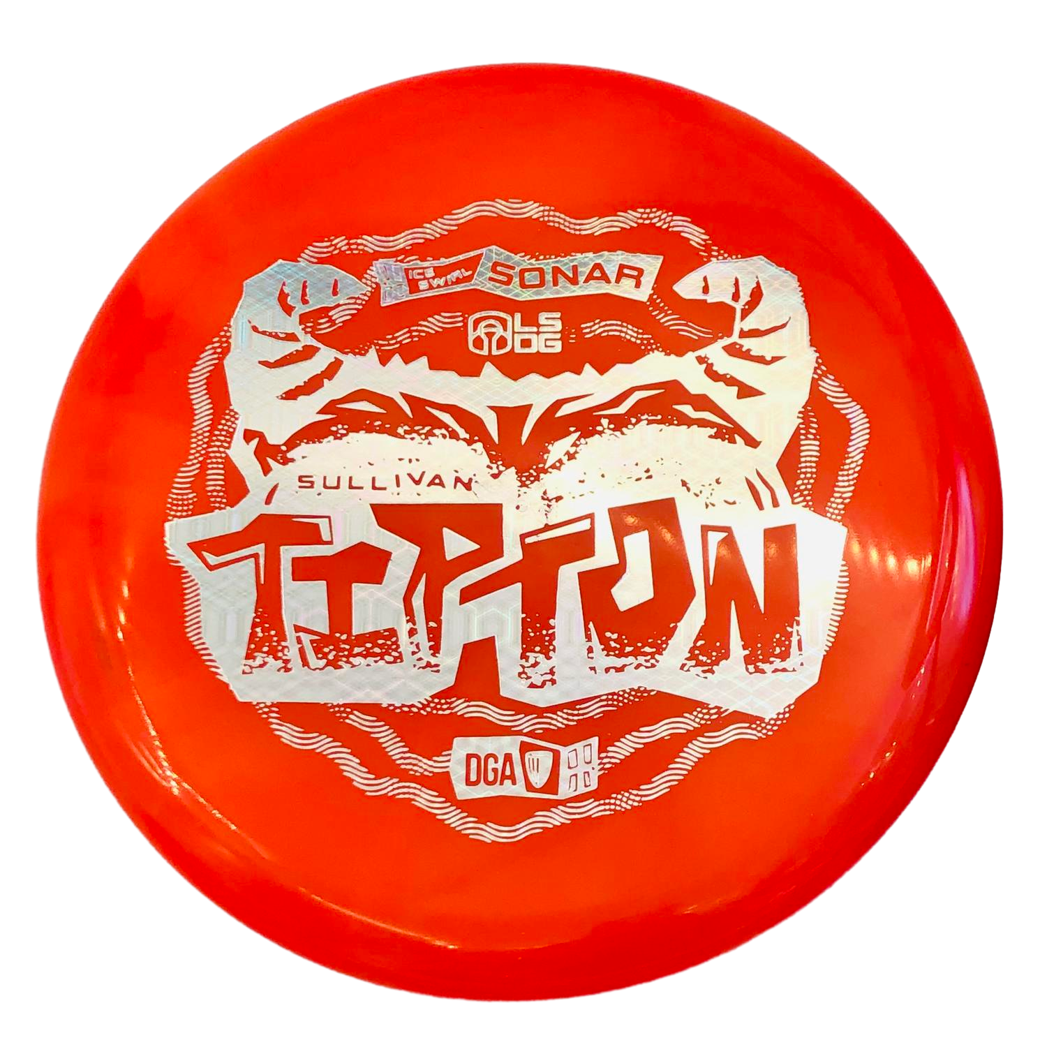 DGA Ice Swirl Sonar - Sullivan Tipton - Ledgestone Finale 2026 Orange