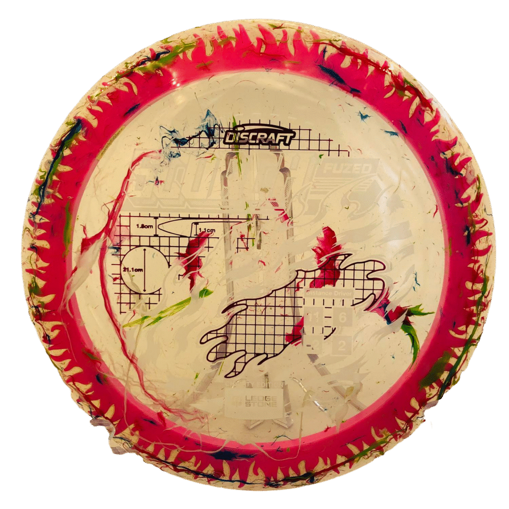 Discraft Jawbreaker Z Flx Fuzed Scorch with Solid ESP Rim - Charity Edition - Ledgestone Finale 2026 Multicolor-pink