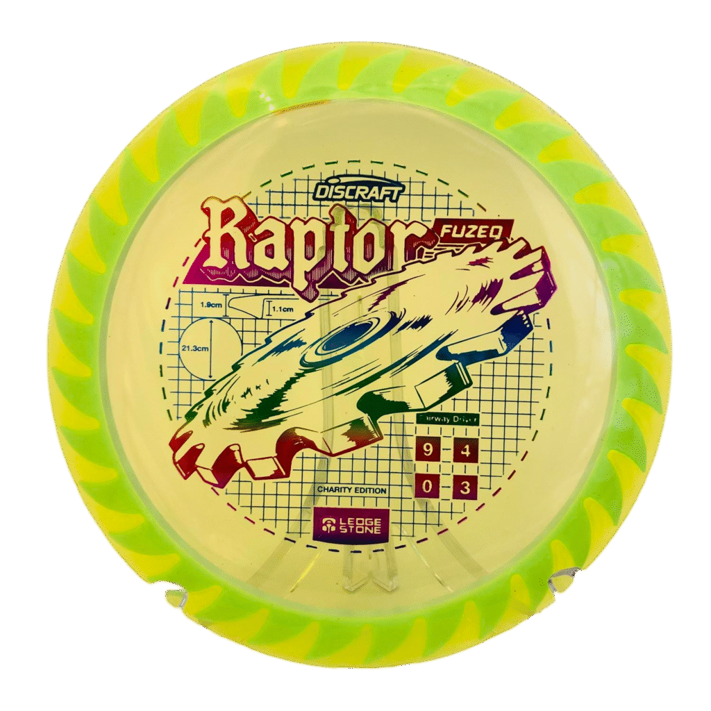 Cryztal FLX Fuzed Raptor with CryZtal FLX Rim - Charity Edition - Ledgestone Finale 2026 Lime