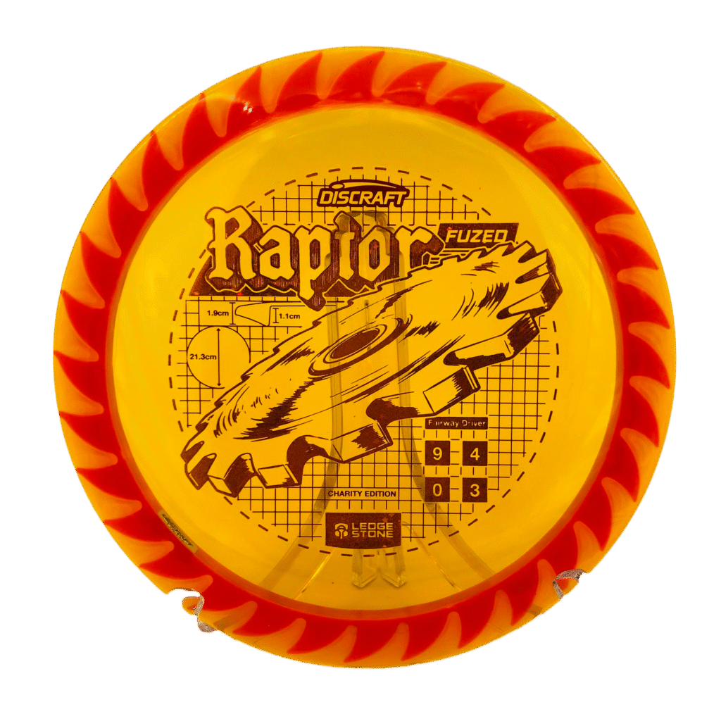 Cryztal FLX Fuzed Raptor with CryZtal FLX Rim - Charity Edition - Ledgestone Finale 2026 Yellow-orange