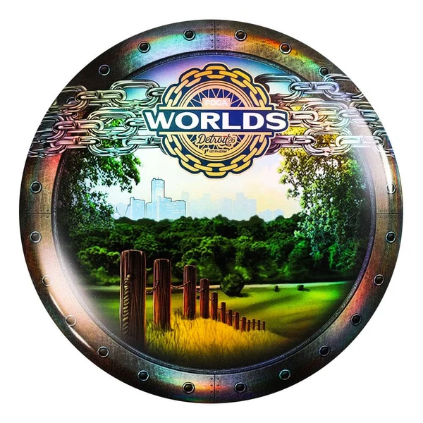 ESP Full Foil Buzzz - PDGA Worlds - Detroit 2026, Discraft midrange, stable disc golf disc