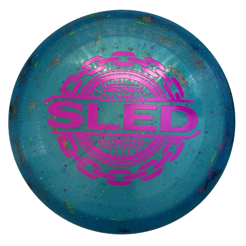 Discraft "Kitchen Sink" Engraved-Top Ultra-Sled Detroit 26 Teal