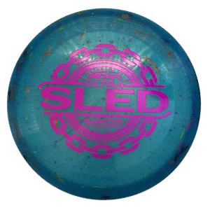 Discraft "Kitchen Sink" Engraved-Top Ultra-Sled Detroit 26 Teal