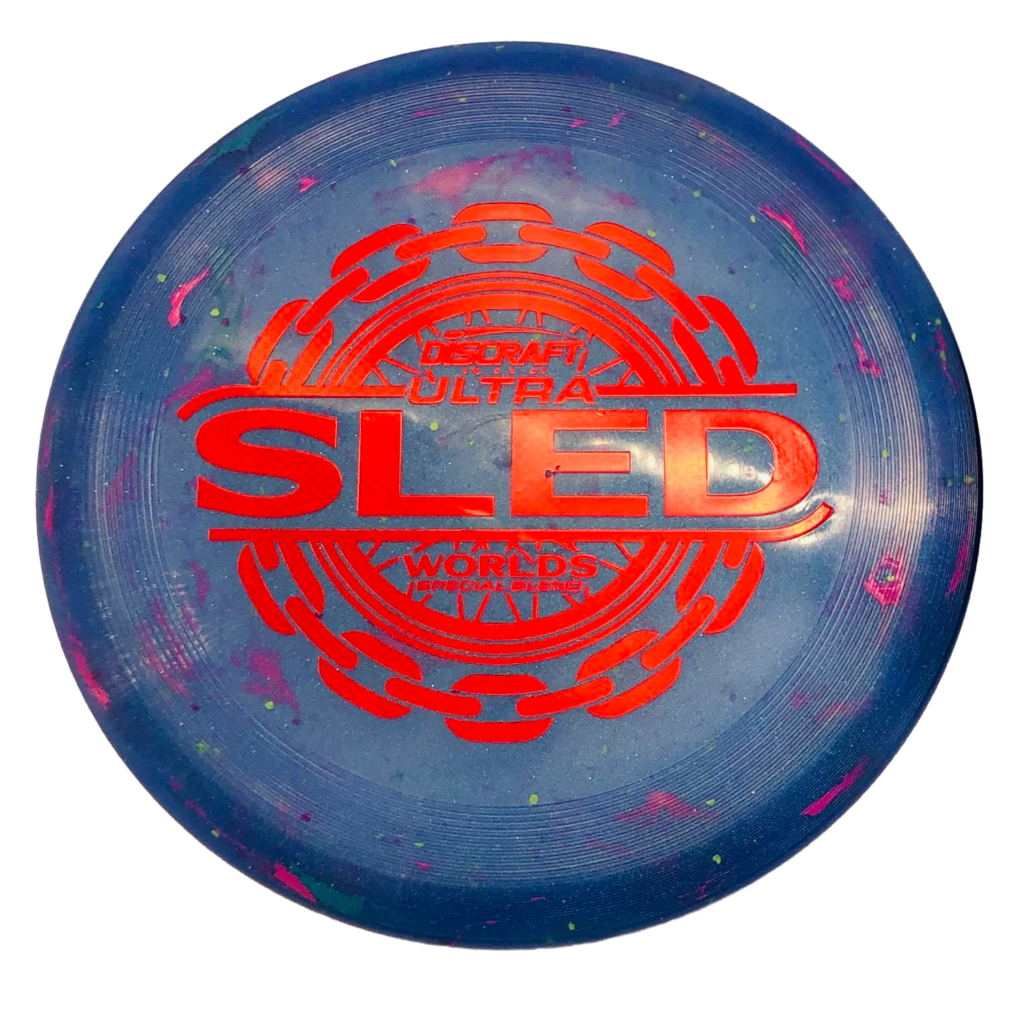 Discraft "Kitchen Sink" Engraved-Top Ultra-Sled Detroit 26 Blue-purple