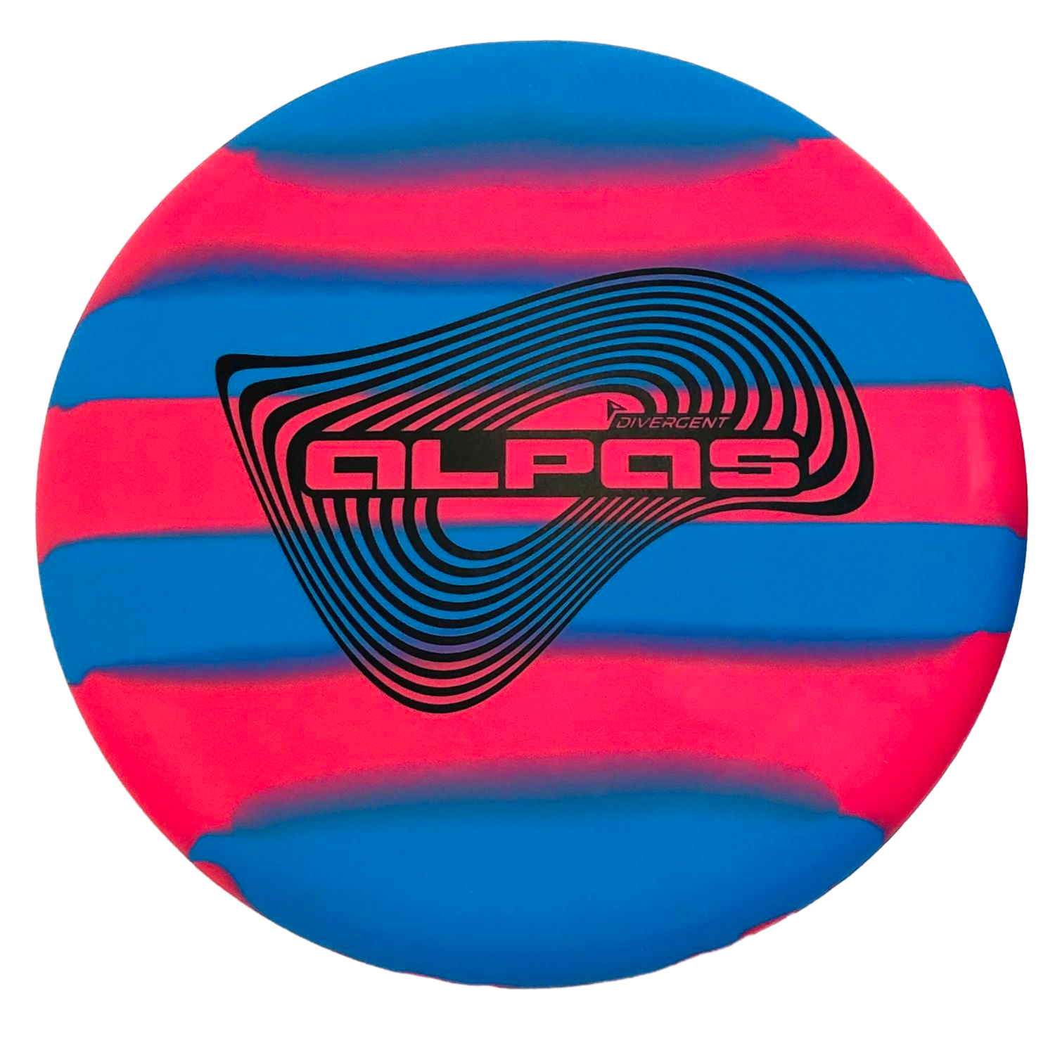 Divergent Discs StayPut Alpas Disc Golf Disc (172+ g) Pink-blue